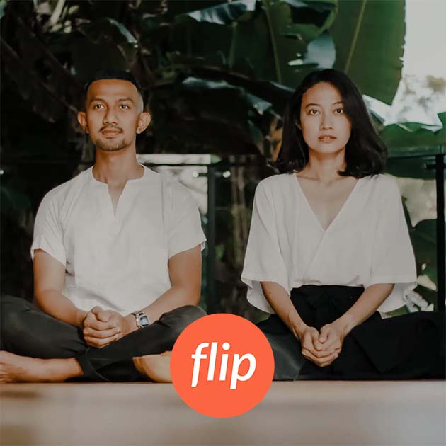 flip wedding annisa johan