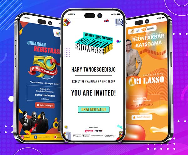 Portfolio Undangan Event, Grand Opening, Wisuda, Halal Bihalal dan Gathering Custom